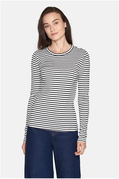Sister's Point T-Shirt – Damen/Mädchen – Schwarz/Creme