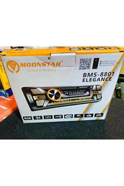 woodstar MoonStar BMS8801 rgb usb Bluetooth oto teyp