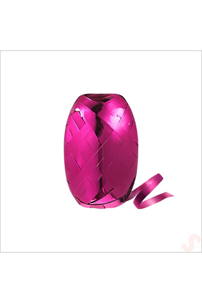 Süsle Baby Party Rafya 5 mm x 10 m  Metalik Pembe
