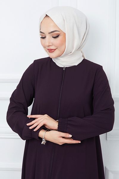 InStyle Medina Silk Mevlana Ferace - Plum