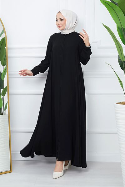 InStyle Medina Silk Mevlana Ferace - Negru