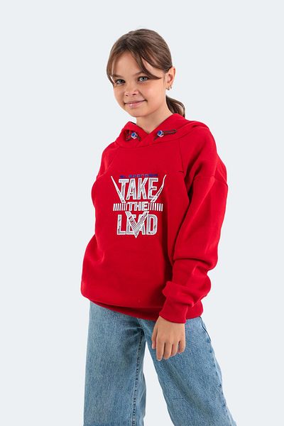 Slazenger Do Unisex Kinder Sweatshirt Rot