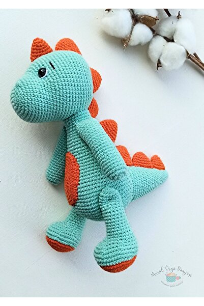 Masal Örgü Dünyası Amigrumi Dino - Harika Hayvanlar Serisi (24 Cm)