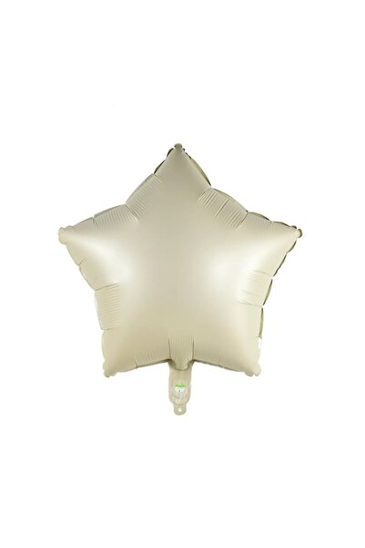asöy بالون من رقائق النجوم - قطعة واحدة من رمل البحر من الساتان باللون البيج ...