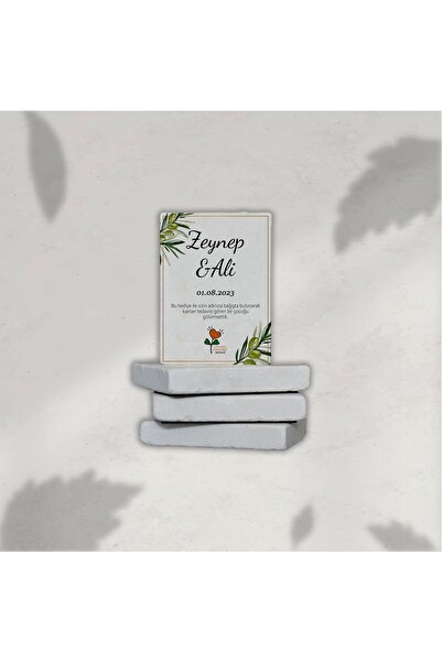 Olive Branch Natural Stone Magnet - (1 ORDER 50 pcs.)