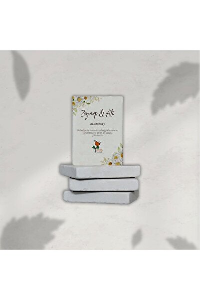 Chamomile Natural Stone Magnet - (1 ORDER 50 pcs.)