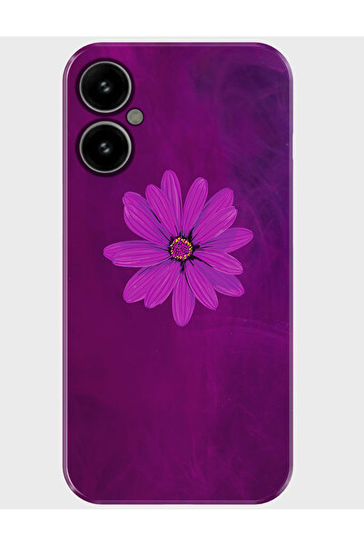 omix X5 Uyumlu Kılıf Desenli Baskılı Silikon Purplefloral