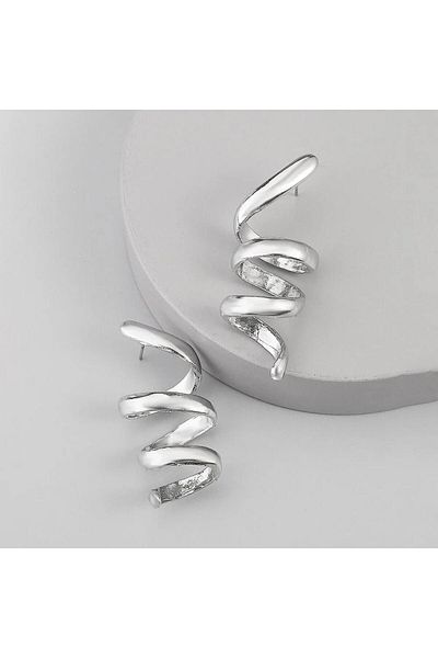 DEMOKAN Women's Earrings Bow Design Steel Earrings