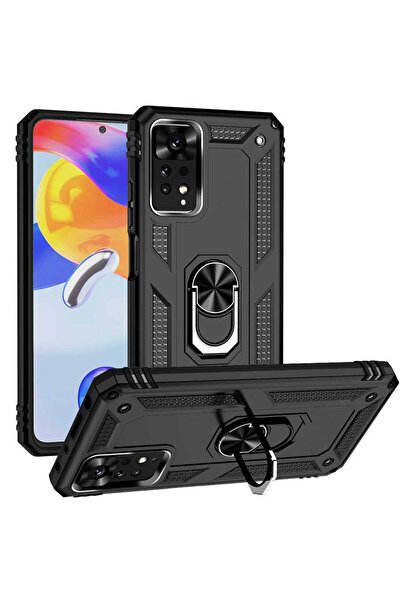 Teleplus Xiaomi Redmi Note 12 Pro 4G Kılıf Vega Sert Silikon Tank Standlı Yüz...