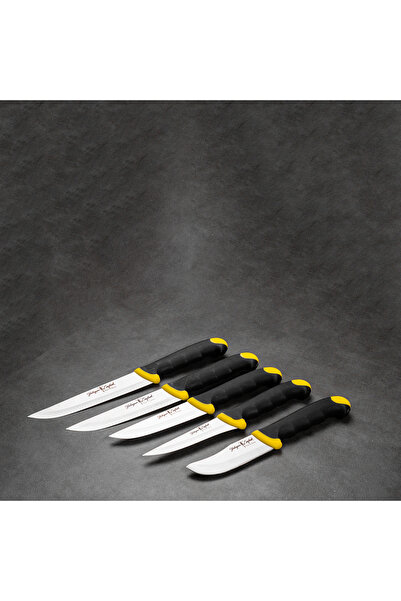 Yatağan Zeybek Usta Serisi: 5'li Et, Kasap & Kurban Bıçak Seti - Yatağan El Y...