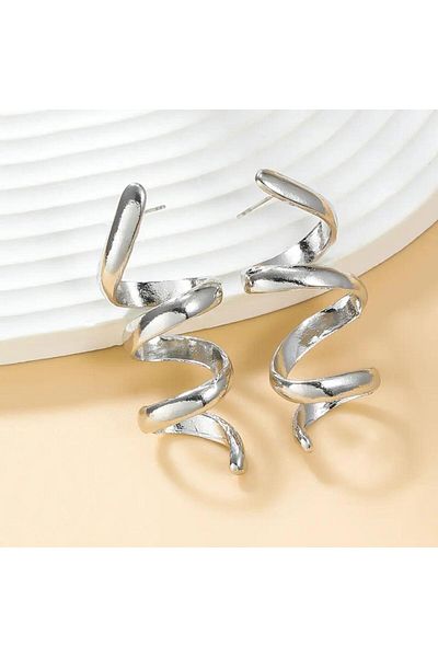DEMOKAN Women's Earrings Bow Design Steel Earrings