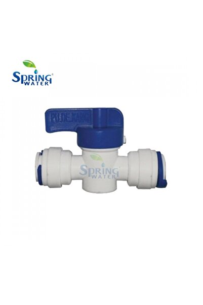 SPRİNG Kelebek vana 1/4 (6mm )giiriş çıkışlı ara vana