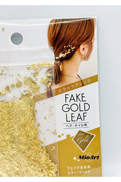 MioArt Ornament din folie de aur pentru păr