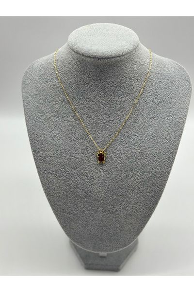 Hobimos Red Owl Necklace