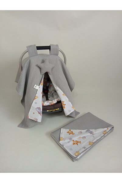 Wenaris غطاء عربة الأطفال وسادة وبطانية