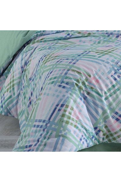 Hobby Irma Aqua - Ranforce Double Duvet Cover Set