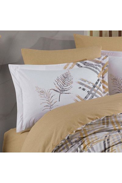 Hobby Irma Beige - Ranforce Double Duvet Cover Set
