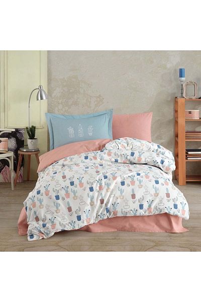 Hobby Paradie Blue - Poplin Studio Single Duvet Cover Set
