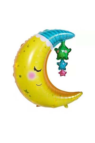 parti sürprizi بايب دش القمر على شكل احباط بالون
