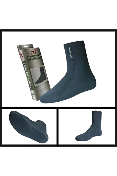 Uygunayakala Uyguna-Yakala Siyah Xl 44-45 Neopren Termal Mest Çorap-MLZ.106