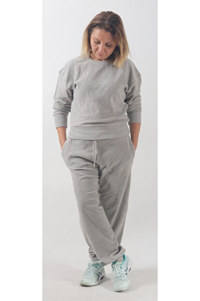 rood Women's Towel Fabric Tracksuit Set