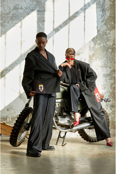 LoFiBuy İkizler Punch Detaylı Unisex Oversize Takım –  İkizler