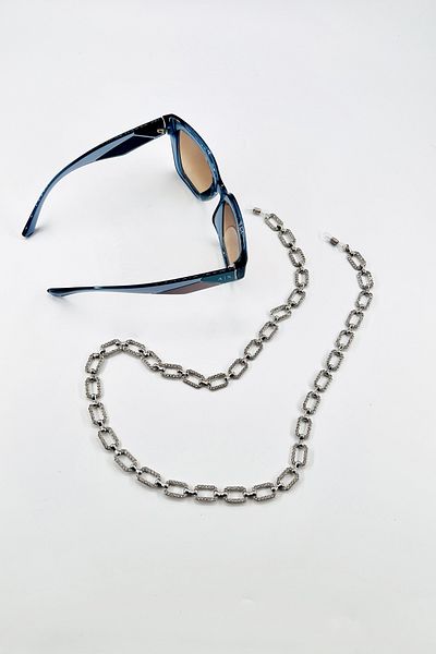 BNR design Jewelled Steel Glasses Chain