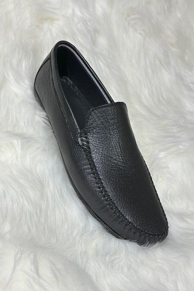 İmerShoes Καθημερινά Ανδρικά Γνήσιο Δερμάτινο Μαύρη Πόρπη Αντιολισθητική Σόλα Casual Classic Παπούτσια Άνετα 600 - 601 - 602