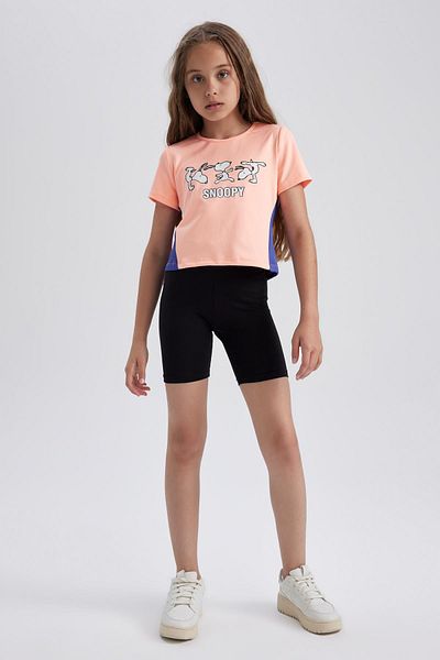 DeFacto Girl's Snoopy Short Sleeve T-Shirt X7734a622sm