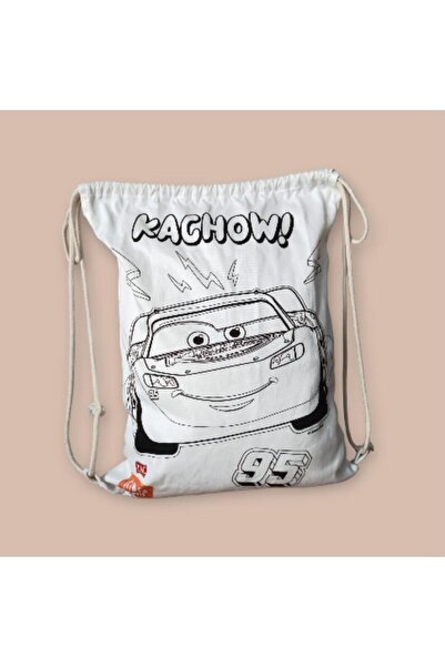 Taç Drawstring Cloth Backpack Double Sided Print