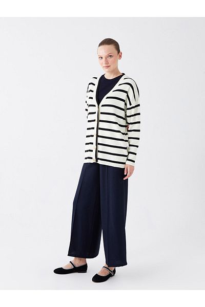 LC Waikiki Comfortable Molded Women's Trousers with Elastic Waist
