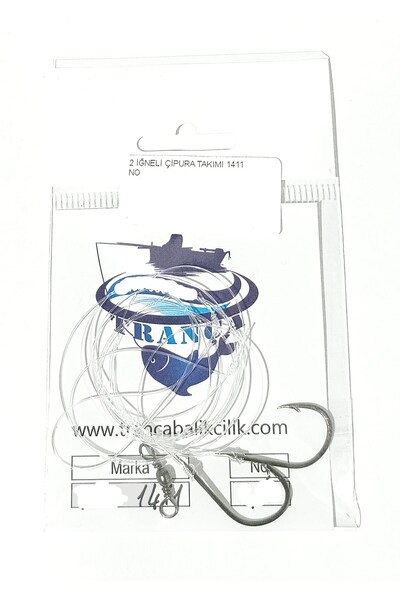 trançabalıkçılık 2 İĞNELİ ÇİPURA TAKIMI YOUVELLA 1411 (5 ADET)