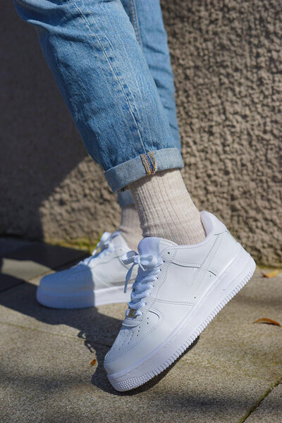 StyleArt Air Forc Beyaz Spor Sneaker İthal