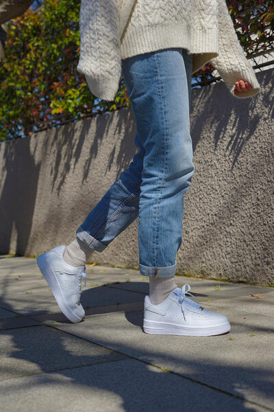 StyleArt Air Forc Beyaz Spor Sneaker İthal