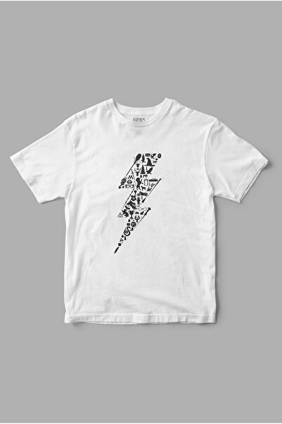 Gries Tricou cu imprimeu Harry Potter „Lightning Bolt”.