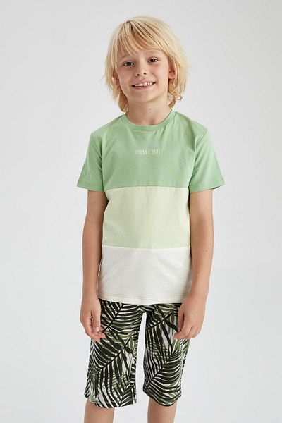 DeFacto Boy's Patterned Bermuda Shorts Y6500a622hs