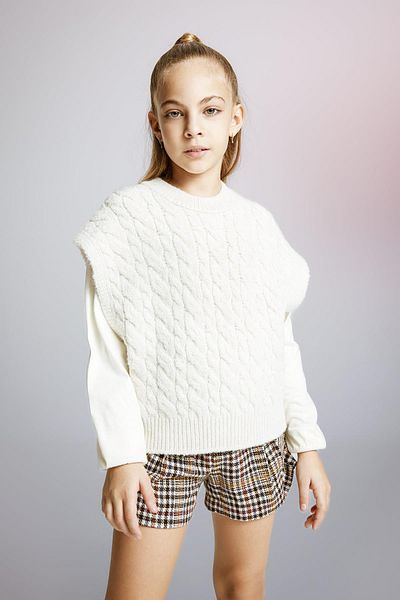 DeFacto Girl's Regular Fit Knitwear Sweater Y6289a623au