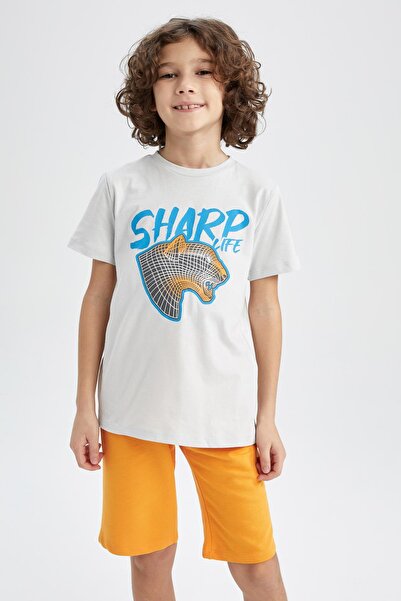 DeFacto Boys' Basic Bermuda Shorts Y6503a622hs