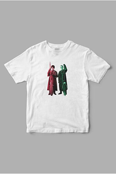 Gries Harry Potter Draco Malfoy Baskılı Tişört