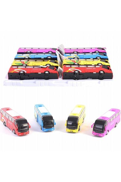 Shem Metal Pull Drop Bus with Sound and Light 20 cm