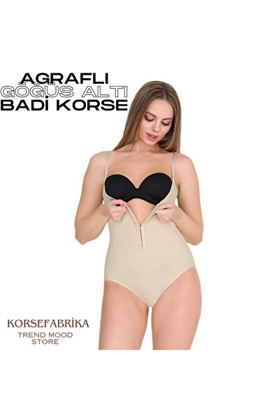 korsefabrika trend mood store Corset Badi pentru slăbire sub bust, cu agrafă