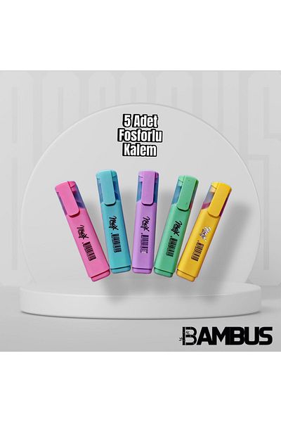 Bambus Home Pastel Color Highlighter