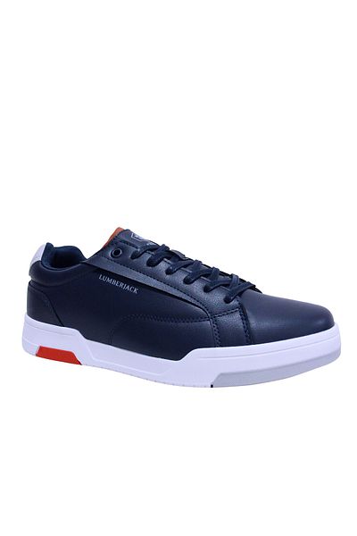 lumberjack Navy Blue Brown White Lace-up Sneakers Sports Shoes