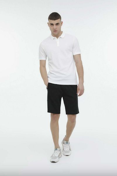 lumberjack M-ct953 Basic P.t-sh 4fx T-shirt - Λευκό - M - St07233-λευκό-μ