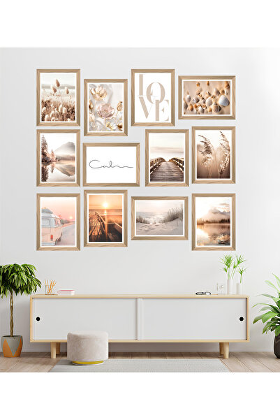 Fi Design Tablo Duvar Tabloları Tablo Modelleri Duvar Tablosu Dekorize Dekoratif Tablo 12 Parça MDF Tablo