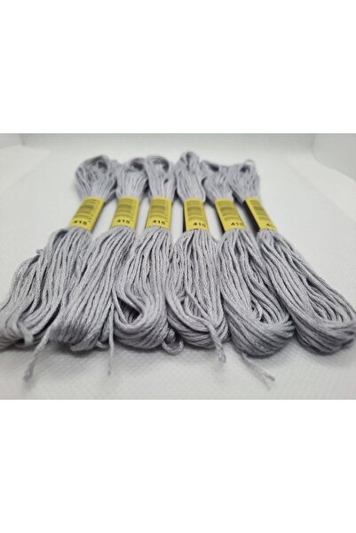 ALMİŞ 6 τεμάχια μονόχρωμο βραχιόλι με σταυροβελονιά ατεμίνης Brazilian Embroidery Ipli-alm 415