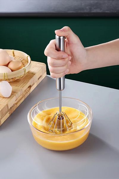AfterTimes Stainless Manual Hand Mixer Whisk Egg Whisk