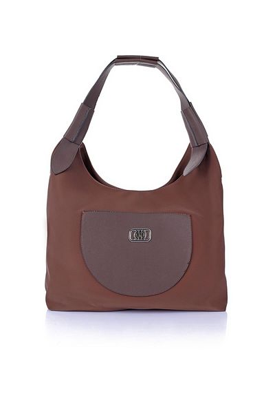 Getcho Herlina Brown Women's Daily Shoulder Bag Stylish Model Large Volume Useful Zipper Bag