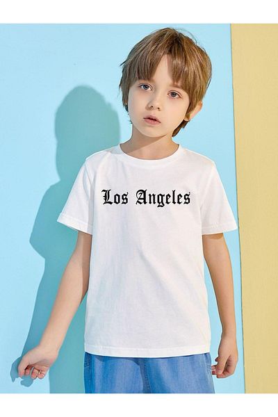 BENROMA 1 tricou este un cadou pentru achiziții de 6 și mai sus în coș - Tricou pentru copii cu imprimeu Los Angeles