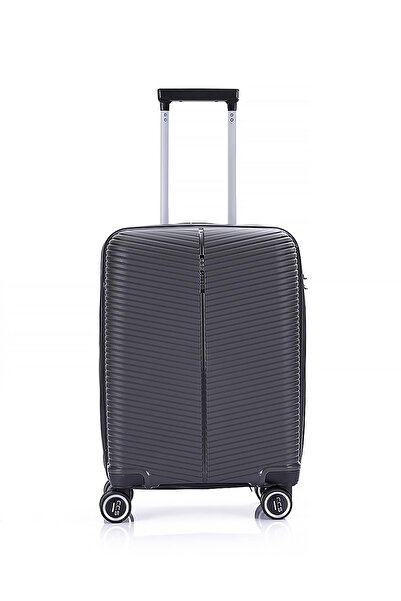 ÇÇS 5224 Antrasit Polipropilen Kabin Boy Valiz - Lier